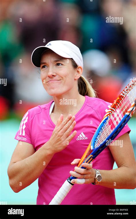 Justine Henin Bel Competing At The 2010 French Open Stock Photo Alamy