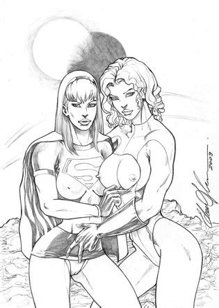 Supergirl And Galatea Xxx Luscious Hentai Manga Porn