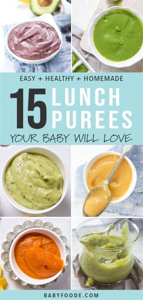 Let your baby decide how much to eat of the food you offer. 15 Lunch Ideas for Baby (6+ months) - Baby Foode