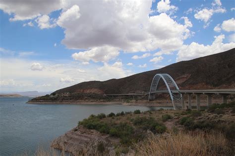 Theodore Roosevelt Dam And Roosevelt Lake Bridge Tonto Nati