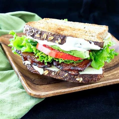 Gourmet Blt With Cheddar And Avocado Gourmet Blt Blt Sandwich