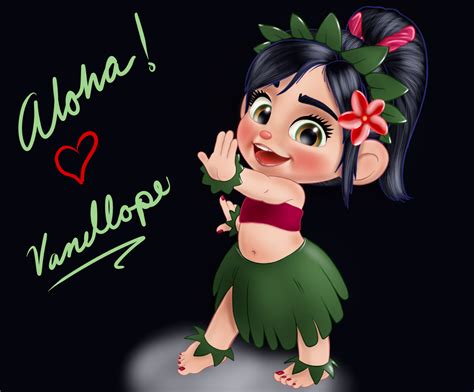Vanellope Aloha By Artistsncoffeeshops On Deviantart
