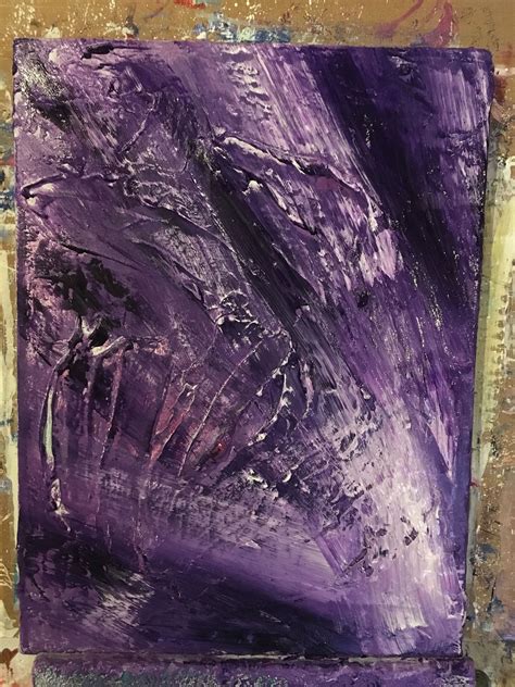 Purple Abstract Art Painting Art Painting Art