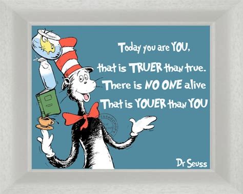 Dr Seuss Today You Are You Digital Download By Theprintedcroft