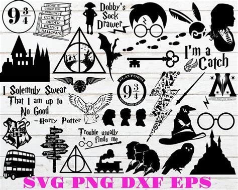 Harry Potter svg bundle over 3500 files png dxf svg | Etsy