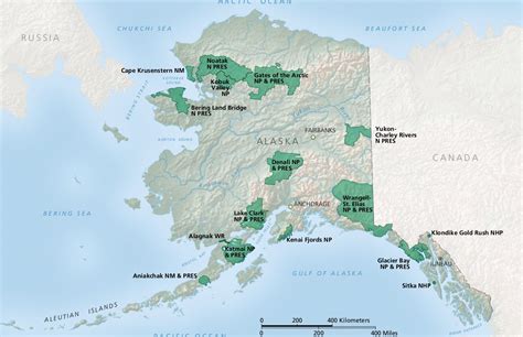 Map Of National Parks In Alaska The World Map