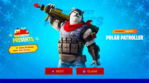 Claim Free Polar Patroller Skin Now Official Gameplay