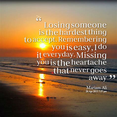 Sad Quotes About Losing Someone Quotesgram