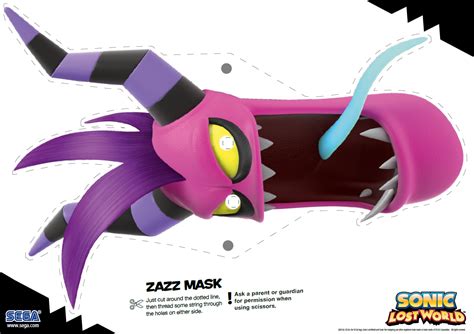 Zazz is a zeti who is a member of the deadly six. Image - Zazz Mask.png - Sonic News Network, the Sonic Wiki