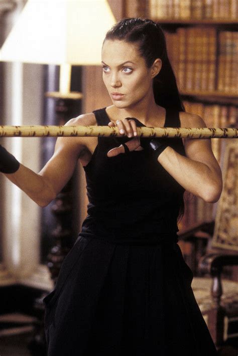 Angelina Jolie 11x17 Mini Poster Tomb Raider In Black Skirt 2000 Now