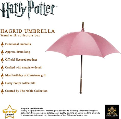 The Noble Collection Harry Potter Rubeus Hagrid Umbrella Wand In