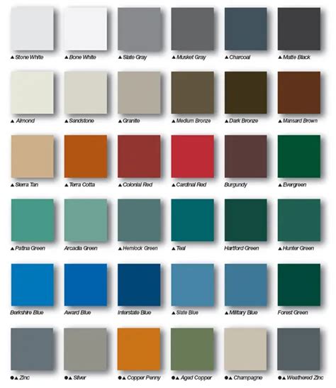 Asc Metal Roofing Colors A World Of Options For Your Roof