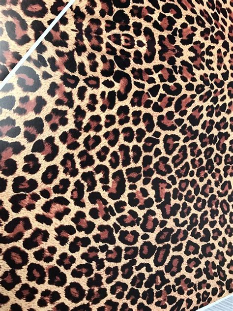Leopard Printed Vinyl Pattern Vinyl Heat Transfer Or Adhesive Etsy