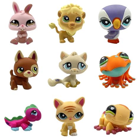 Lps Cat Rare Littlest Pet Shop Toys Cute Animal Toy Lion Frog Rabbit