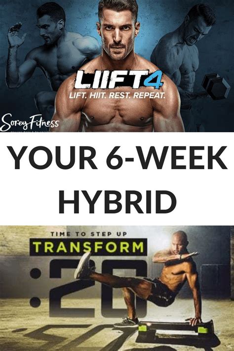 Transform 20 Liift4 Hybrid Calendar Workout Schedule Workout