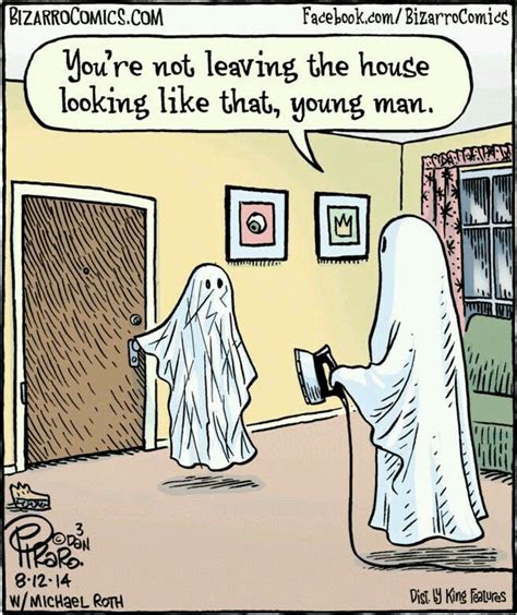 ghosts on we heart it bizarro comic halloween memes funny cartoons