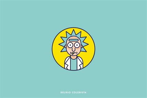 Rick And Morty Icon Set Domestika