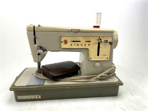 Untested Singer Stylist Vintage Zig Zag Sewing Machine W Pedal