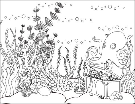 Ocean Themed Coloring Pages | My XXX Hot Girl
