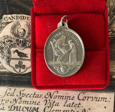 Pin On Antique Patron Saints Medals