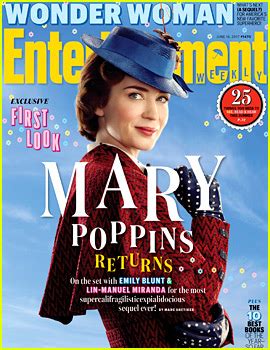 Emily Blunt As Mary Poppins First Look Mary Poppins Returns Photo