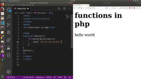 Php Functions Youtube