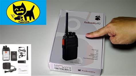 Radioddity R2 400 470mhz Unboxing And First Impressions Two Way Radio