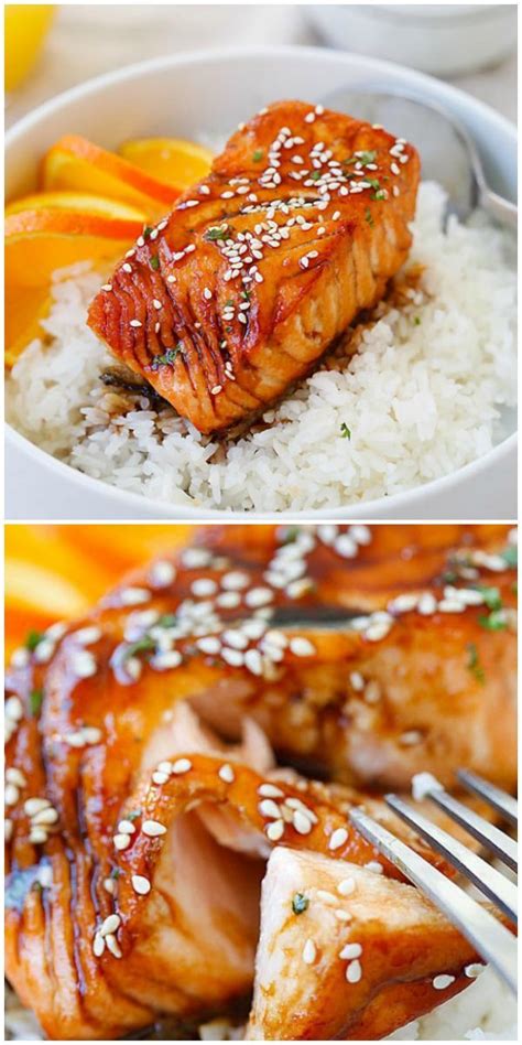 Salmon With Orange Teriyaki Glaze The Easiest And Tastiest Salmon You