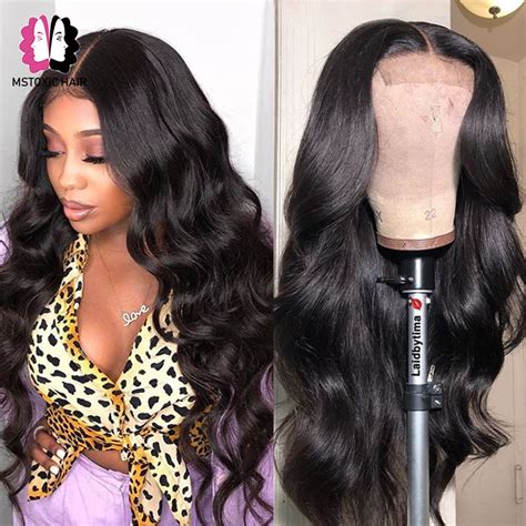 Body Wave Lace Front Wig 13x1 T Part Lace Wig Human Hair Wigs 180