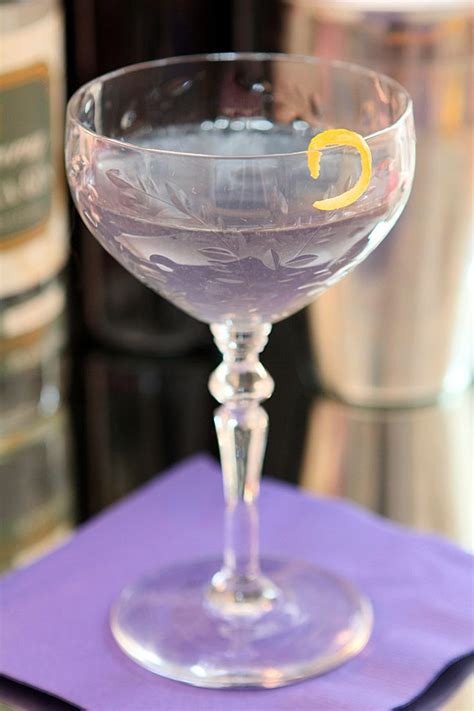 The Blue Moon Cocktail With Gin And Creme De Violette Creative