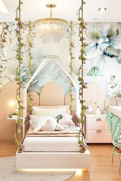 Beautiful Fairy Themed Girls Bedroom In 2021 Luxury Kids Bedroom