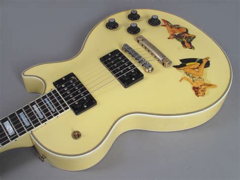 gibson les paul custom steve jones 1974 reissue 2008 white guitar for sale guitarpoint