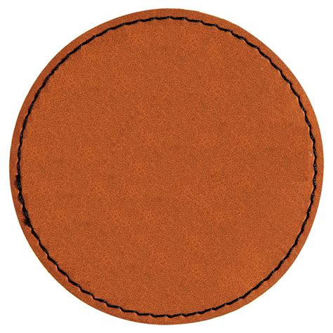 Blank Leather Hat Patches Round Laserable Leatherette Patch Etsy