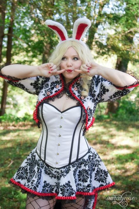 white rabbit costume alice in wonderland auralynne