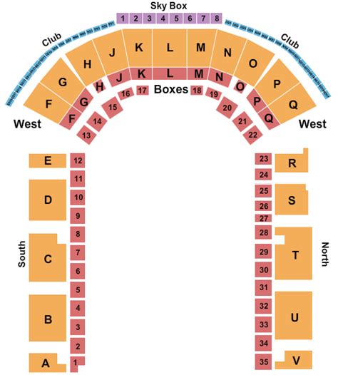 Rodeo Tickets Seating Chart Stampede Arena End Stage