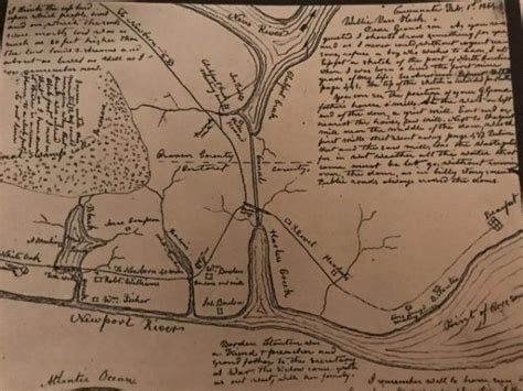 The Quaker Map From Harlowe To Mill Creek Coastal Review