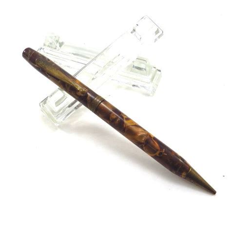 Wearever Brown Marbled Mechanical Pencil By Vintagecreekside Vintage