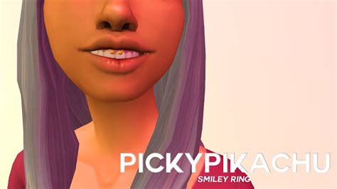 Smily Piercing Accessoires By Pickypikachu Via Blogspot Sims 4
