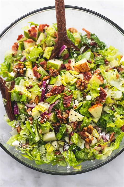 Chopped Autumn Salad With Apple Cider Dressing Creme De La Crumb