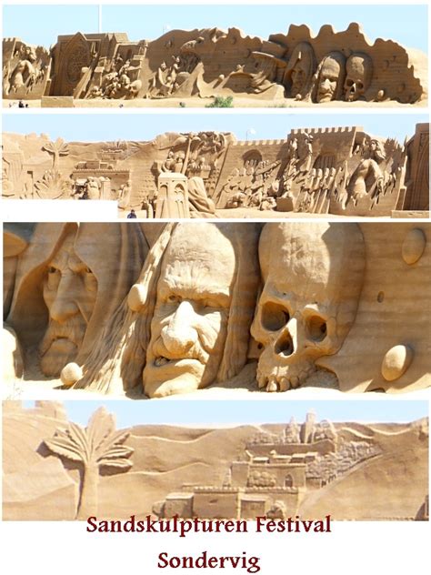 Sandskulpturen Festival Sondervig Handmade Lebe Dein Leben