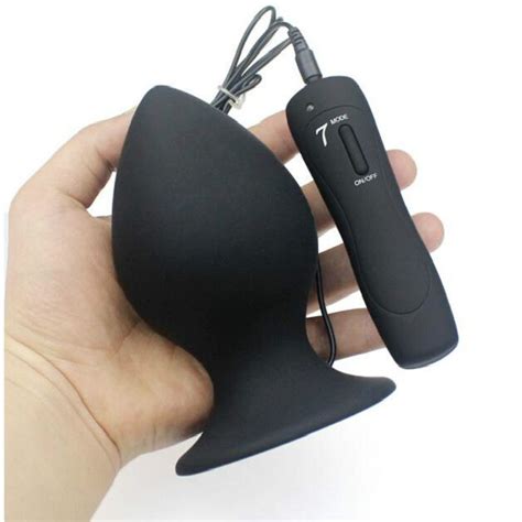 Butt Plugs Anal Sex Super Big Size Mode Vibrating Silicone Vibrator