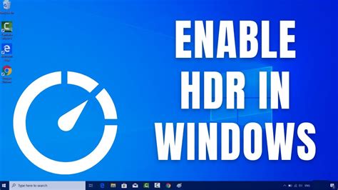 How To Enable Hdr In Windows 10 Youtube