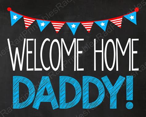 welcome home daddy printable printable word searches