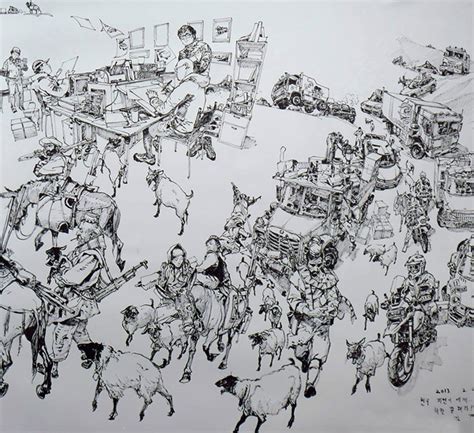 Incredibly Detailed Drawings By Artist Kim Jung Gi