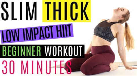 MINUTE HIGH INTENSITY LOW IMPACT HIIT WORKOUT Slim Thick Workout Series Week Challenge