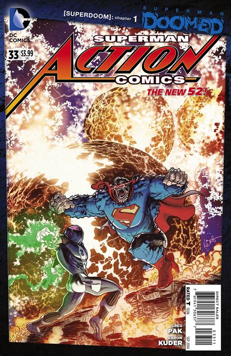 Action Comics Vol 2 33 Cover A Regular Aaron Kuder Cover Superman