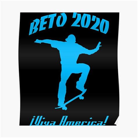 Beto 2020 Sticker Poster For Sale By Edithazjanie Redbubble