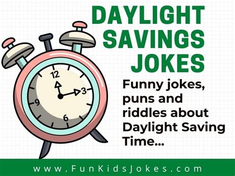 Daylight Saving Time Jokes Clean Fall Back Spring Forward Puns And Riddles
