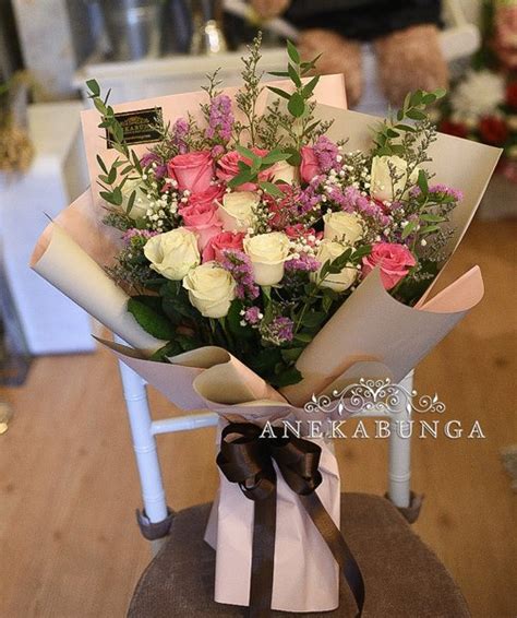 Jual Buket Bunga Mawar Asli Fresh Rose Hand Bouquet Flower Premium Valentine Bucket Birthday