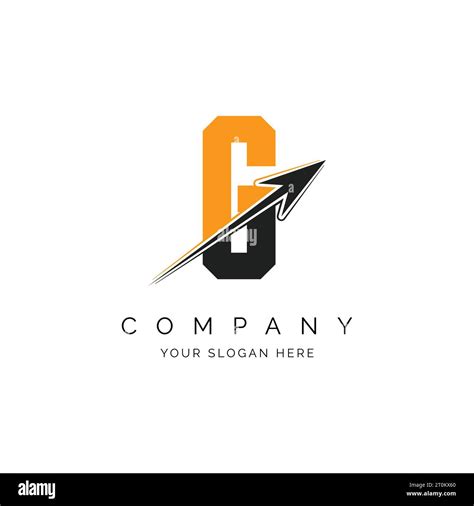 G Letter With Arrow Logo Template Illustration G Alphabet Concept